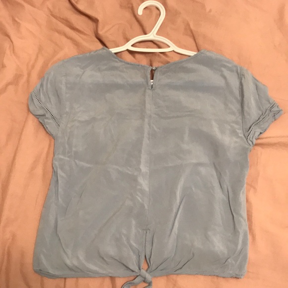Blue shirt sleeve top - Picture 2 of 4